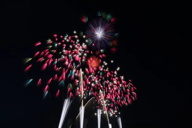 Photo of Fukuroi fireworks 2019 wide starmine