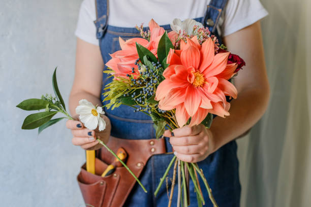 istock assorted flowers prepaired for bouqet 1258000147