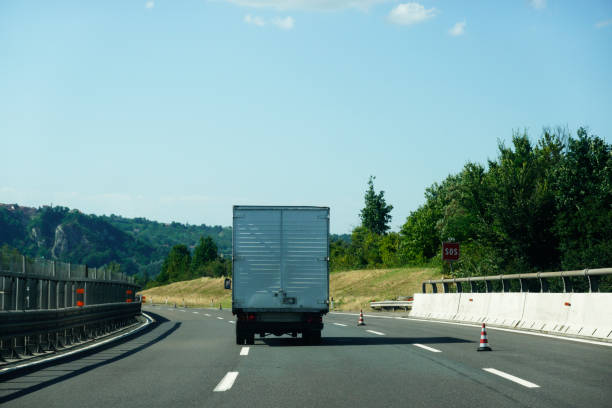 istock Truck on the road 1258010231