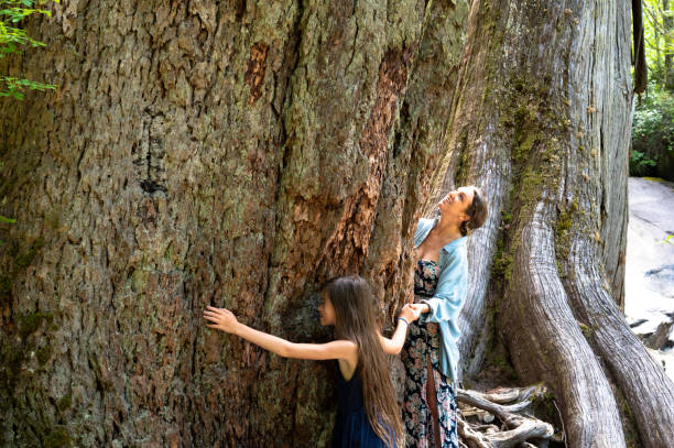istock Girl on a hike with her mom 1258010548