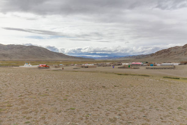 istock Mongolia landscape. Altai Tavan Bogd National Park in Bayar-Ulgii 1258012963
