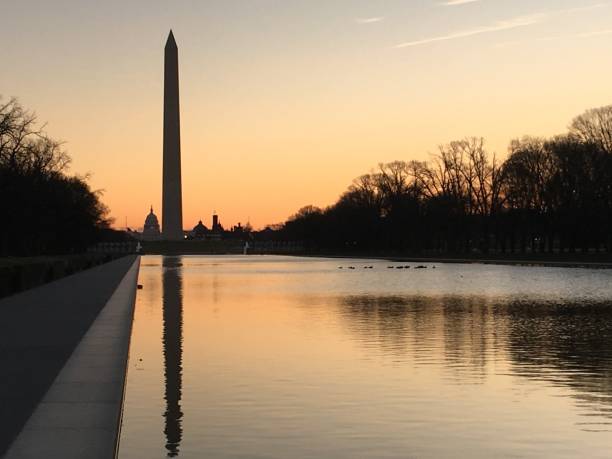 istock Obelisk at sunrise, Washington DC 1258015210