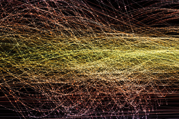 Detailed conceptual rendering for science, mathematics and education themes. Also useful for advanced concepts like artifical intelligence and machine learning. Stock photo background.