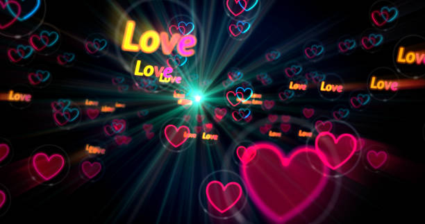 istock Cyber love symbols illustration 1258025986
