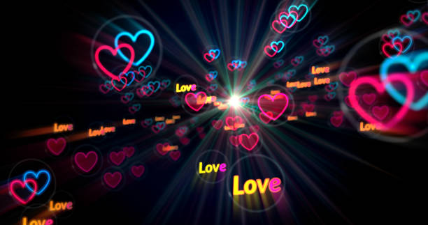 istock Cyber love symbols illustration 1258026016