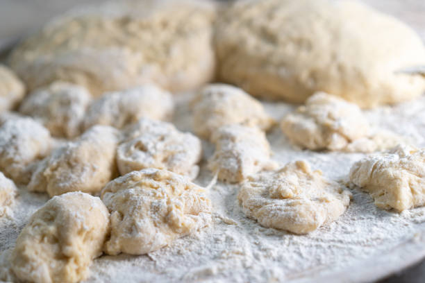 istock Dough on the surface of flour 1258026737