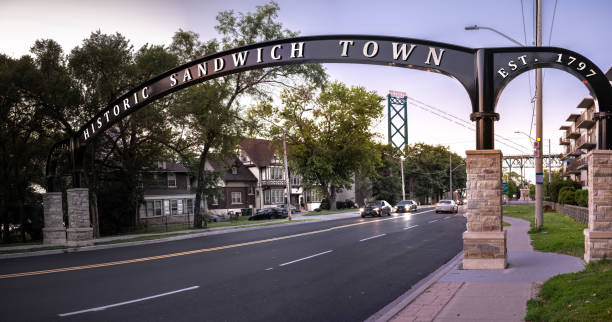 istock Historic Sandwich Town - Windsor, Ontario 1258068225