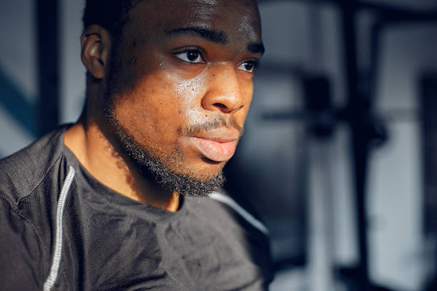 istock A handsome black man is engaged in a gym 1258072664
