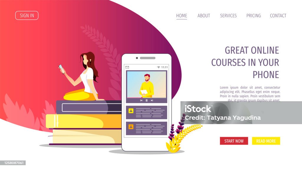 Tutorial Halaman Desain Halaman Web Untuk Belajar Pelatihan Online Pendidikan Jarak Jauh ...