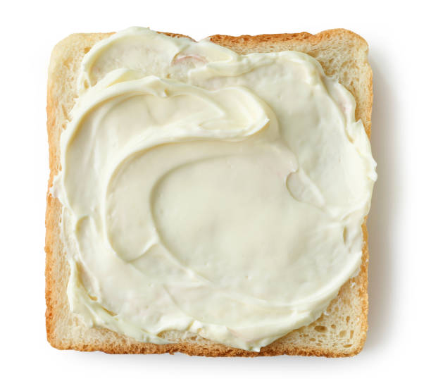 istock toasted bread slice with cream cheese 1258088124