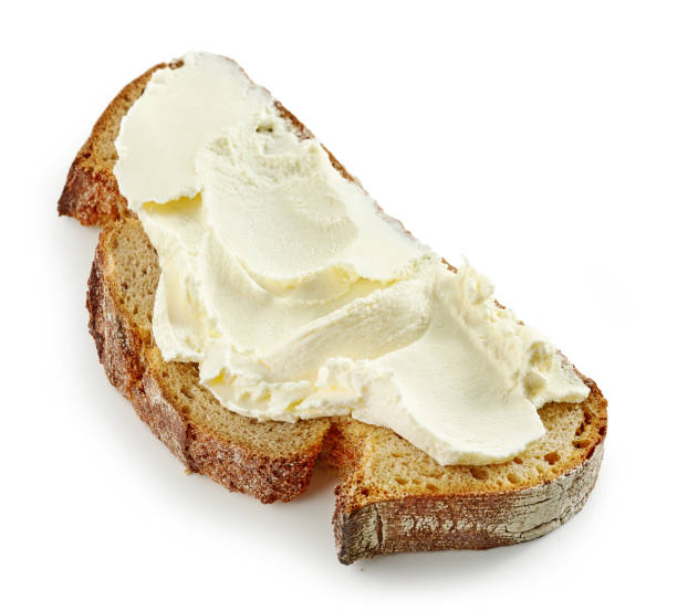 istock slice of bread with fresh cream cheese 1258088379