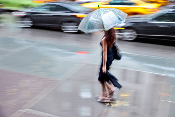 istock rainy day in the city on motion blur 1258089923