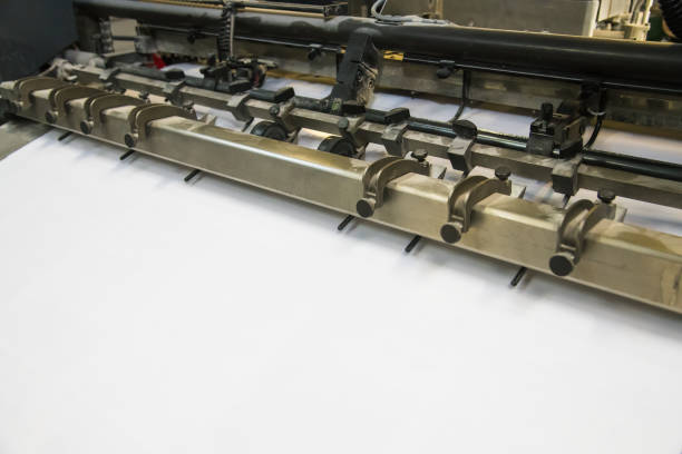 istock Printing presses at work in the printing 1258093796