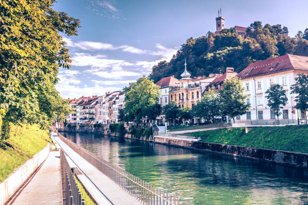 istock Ljubljana old town 1258095154
