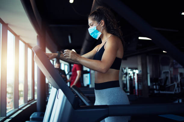 istock Sport during coronavirus or covid-19. 1258100647