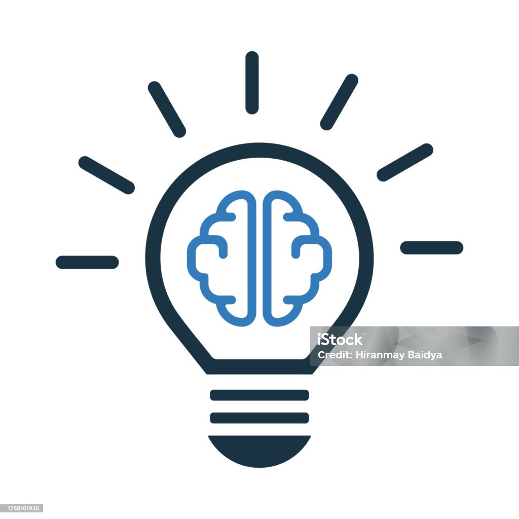 Brainstorming, creative idea icon design Brainstorming, creative idea icon. Beautiful design and fully editable vector for commercial, print media, web or any type of design projects. Icon stock vector