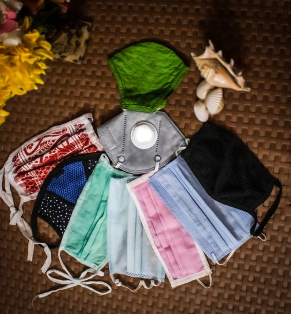 istock Picture of a different masks 1258106795