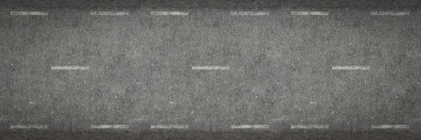 istock Concrete Road with More Stripes 1258107975