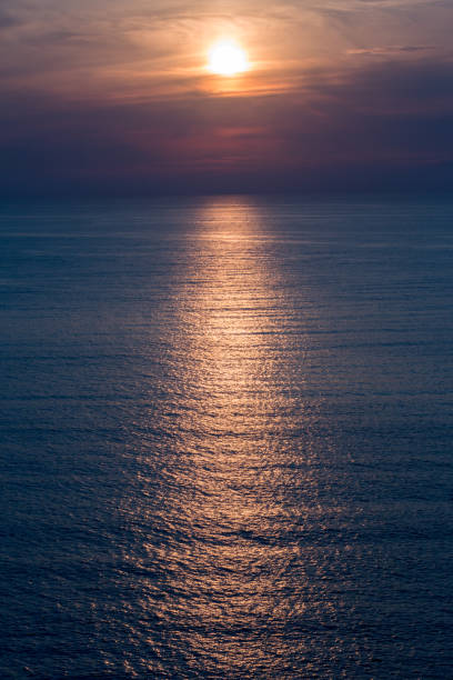 istock Sunset reflected on the Mediterranean Sea - Corsica 1258113735
