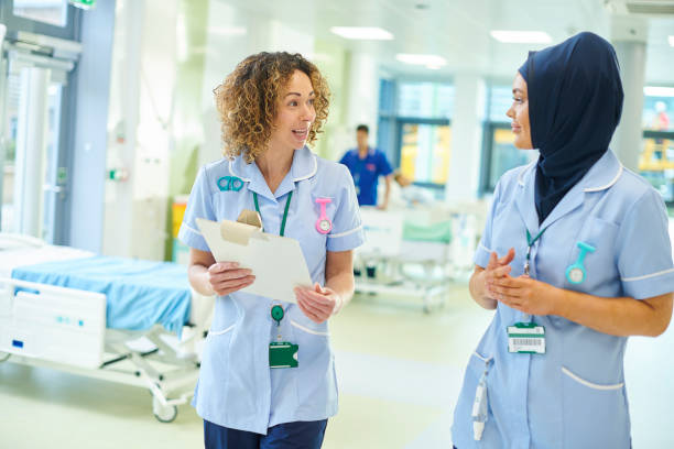 istock young nurse training on the ward 1258121671