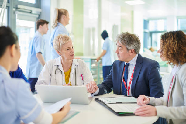 istock medical facility admin meeting 1258122440