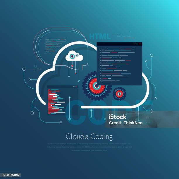 Software Development And Programming Concept Stock Illustration ...