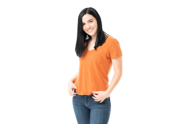 istock Confident Pretty Woman In Casuals 1258125344