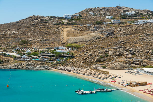 istock Super Paradise beach, Mykonos island, Greece 1258126588