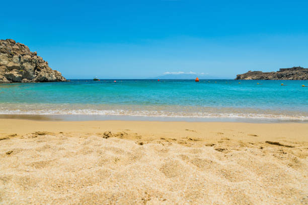 Super Paradise beach, Mykonos island, Cyclades, Greece.