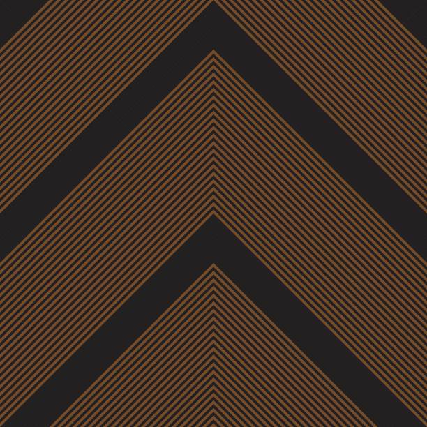 illustrations, cliparts, dessins animés et icônes de brown chevron diagonal stripes fond de motif sans couture - silhouette nobody cream coloured colored background