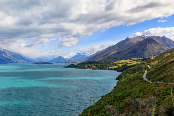 istock Glenorchy-Queenstown Road from Bennetts Bluff Lookout 1258128643