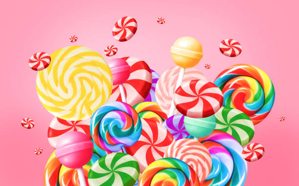 istock Bright sweet food background 1258129448