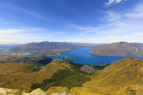 istock View over Queenstown from the Ben Lomond Saddle 1258131147