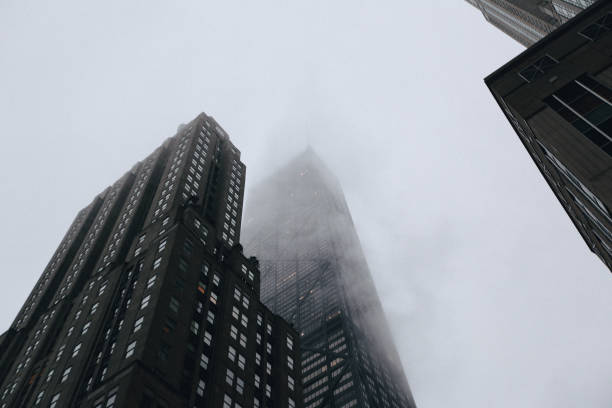 istock Chicago Skyline Fog 1258143769