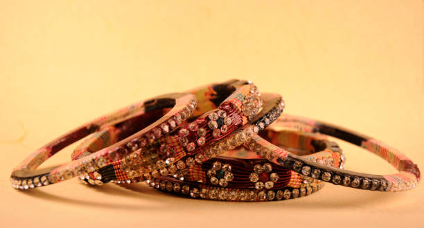istock Indian Lac bangles,  Indian Traditional jewelry 1258148835