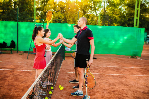 istock Tennis fair play 1258150399