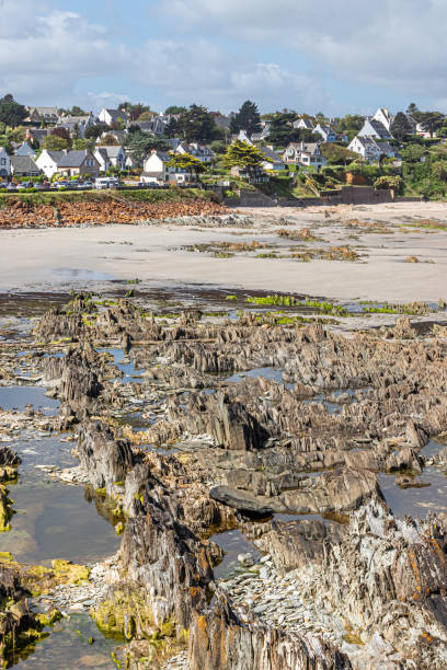 istock Locquirec beach, Heaths coast in Brittany 1258153293