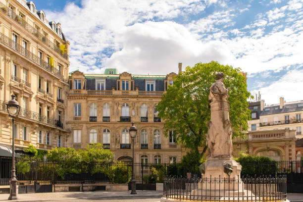 Paris, typical facades and street