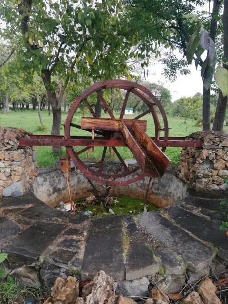 In old times this was used for fetching water, called Rehat in local language.