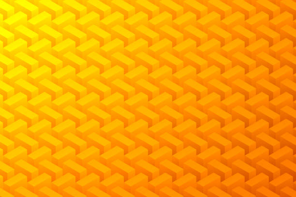 illustrazioni stock, clip art, cartoni animati e icone di tendenza di sfondo arancione astratto - texture geometrica - domino rectangle three dimensional shape leisure games