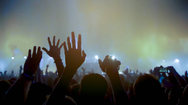 istock Crowd At Music Concert 1258166968
