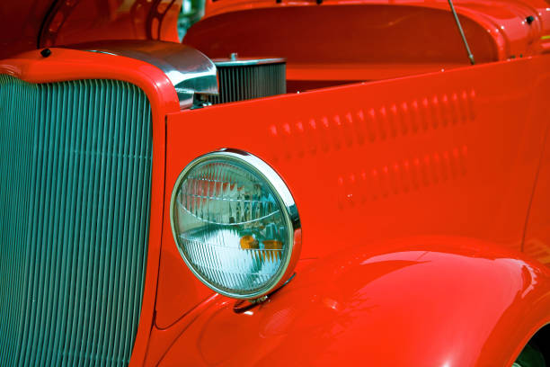 istock Red Street Rod Automobile 1258172699