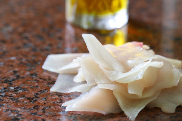 istock slices of ginger pickled in sweetened vinegar 1258174687