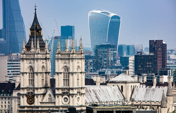 istock Aerial view of central london 1258185407
