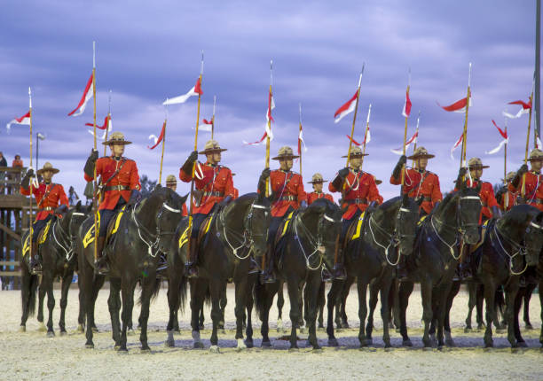 RCMP, Royal Canadian Mounted Police stock photo