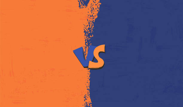 Vs. Split Background 42,400+ Divided Background Stock Illustrations, Royalty-Free Vector ...
