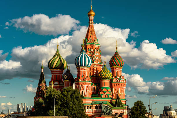 istock St Basil`s cathedral on Red Square in sunset light, Moscow, Russia 1258283593