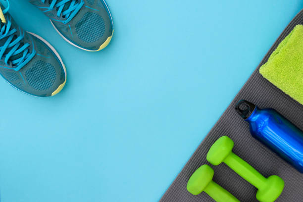 istock Sports equipment for  training. 1258284185
