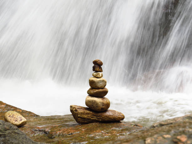istock Piles of stones 1258304127