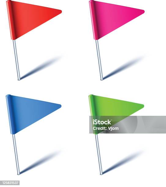 Triangles In Flags Triangle Flags Stock Illustration - Download Image Now - Blue, Pennant ...